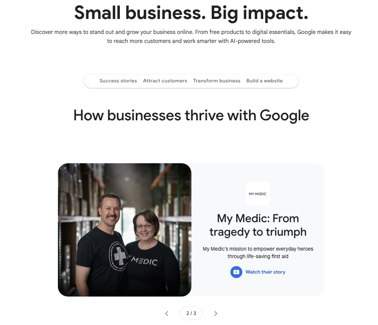 O Google lança um novo centro de recursos para pequenas empresas