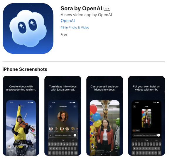 O OpenAI lança o aplicativo Sora iOS ao lado do modelo de vídeo SORA 2